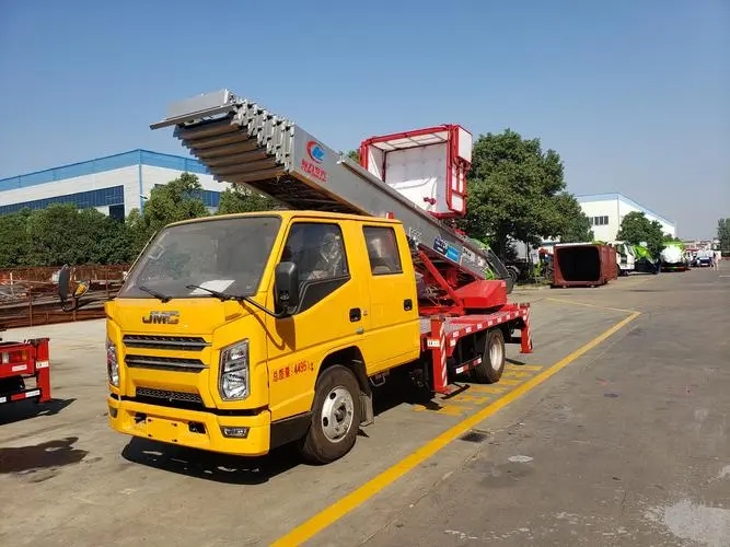 武义县附近云梯车出租 砂石搬运